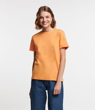 Remera en Media Malla con Manga Corta Doblada 5