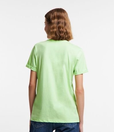 Remera en Media Malla con Manga Corta Doblada 3