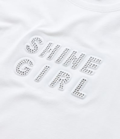 Blusa Infantil en Algodón con Aplicación de Termocolantes - Talle 5 a 14 años 4