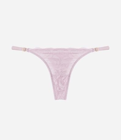 Bombacha Colaless Hilo Doble en Encaje Rústico 5