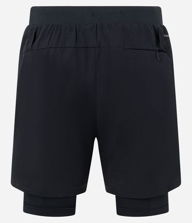 Bermuda Deportiva con Short de Compresión 9