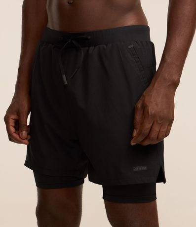 Bermuda Deportiva con Short de Compresión 4