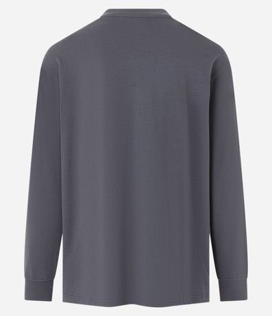 Remera Relaxed en Algodón con Estampa Mini Print 5