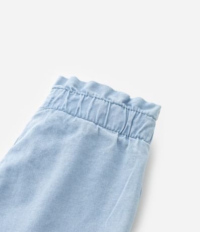 Pantalón Clochard Infantil Jeans con Lazo - Talle 3 al 18 meses 3