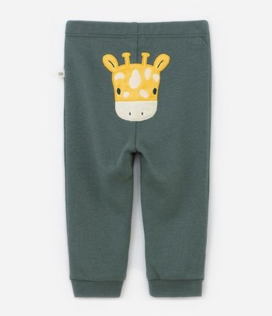 Conjunto Infantil en Suedine con Bordado de Girafita - Talle RN a 18 meses 4