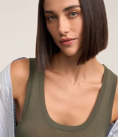 Blusa Musculosa de Punto Ligero 4