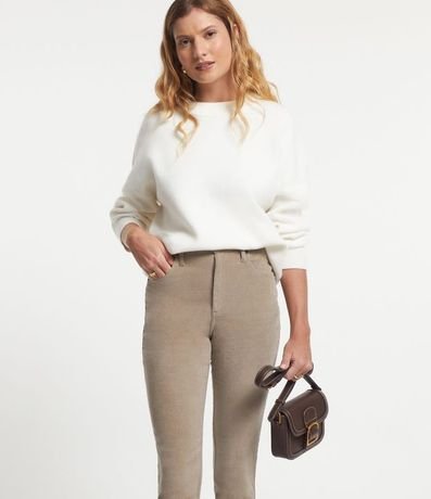 Pantalón Skinny en Terciopelo Cotelê 2