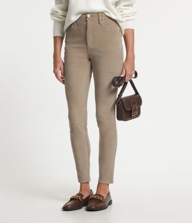 Pantalón Skinny en Terciopelo Cotelê 3