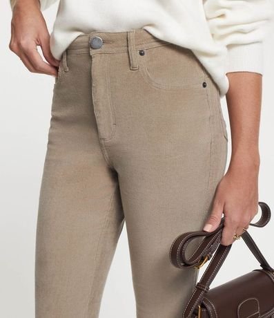 Pantalón Skinny en Terciopelo Cotelê 4