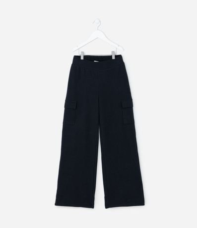 Pantalón Sastrería Texturizada con Bolsillos Cargo - Talle 5 a 14 años