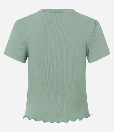Blusa en Viscosa Texturizada con Bajo Ondulado 9