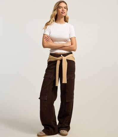 Blusa en Viscosa Texturizada y con Bajo Ondulado 2