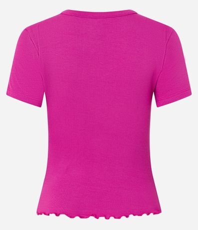 Blusa en Viscosa Texturizada con Bajo Ondulado 8
