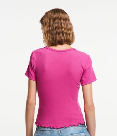 Blusa en Viscosa Texturizada con Bajo Ondulado 3
