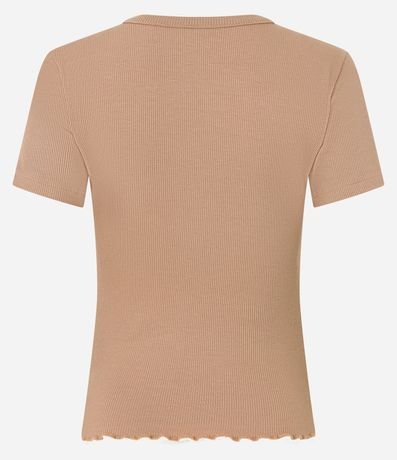 Blusa en Viscosa Texturizada y con Bajo Ondulado 6