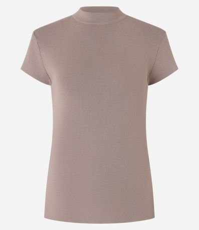 Blusa en Punto con Cuello Alto 5
