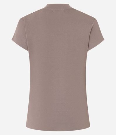 Blusa en Punto con Cuello Alto 7
