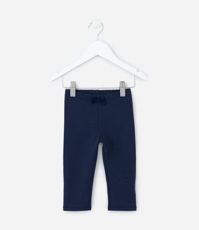Pantalón Legging Infantil en Algodón con Forro Calentito - Talle 0 a 18 meses 1