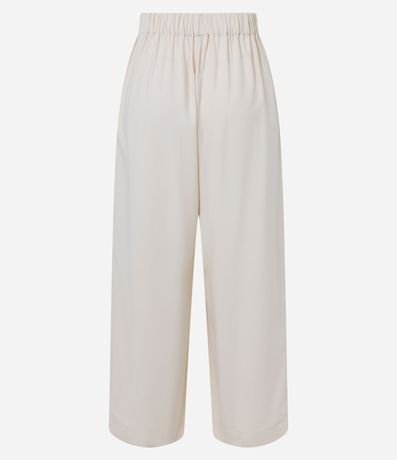 Pantalón Pantacourt en Viscosa con Botones Delanteros 6