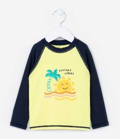 Conjunto Infantil con Protección UV y Estampa de Sol - Talle 1 a 4 años 2