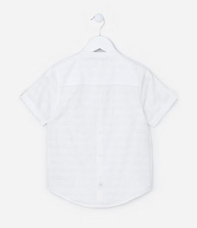 Camisa Infantil Texturizada con Pequeño Bolsillo - Talle 5 a 14 años 2