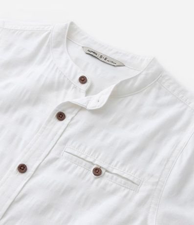 Camisa Infantil Texturizada con Pequeño Bolsillo - Talle 5 a 14 años 6
