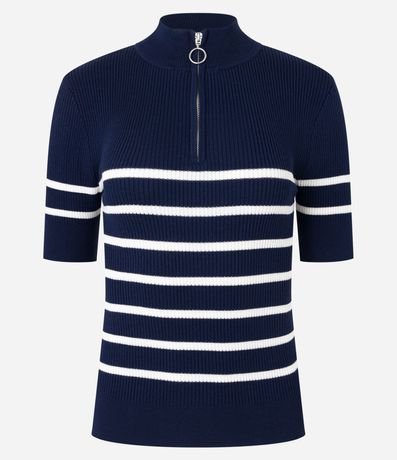 Blusa en Viscosa con Cuello y Cierre Delantero 5