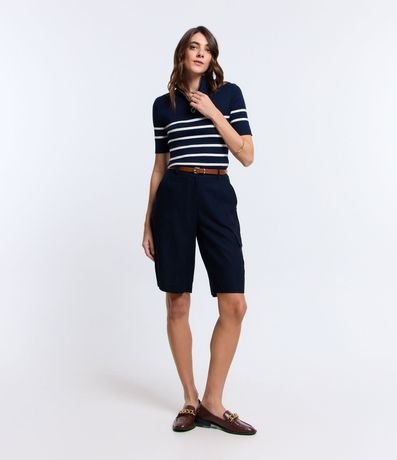 Blusa en Viscosa con Cuello y Cierre Delantero 2