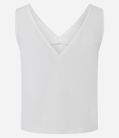 Musculosa en Viscosa con Escote V 5