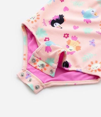 Malla Infantil con protección UV y Estampa Pájaros - Talle 1 a 4 años 5