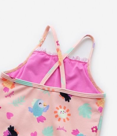 Malla Infantil con protección UV y Estampa Pájaros - Talle 1 a 4 años 6