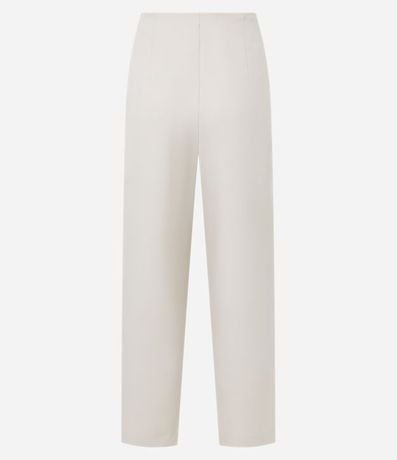 Pantalón Carrot Sastrería con Cintura Alta y Botón Contrastante 5