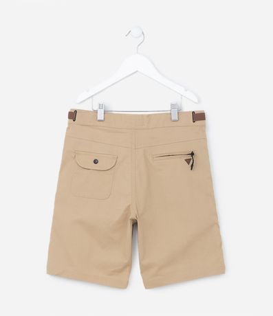 Bermuda Infantil con Cinturón y Bolsillo de Cremallera - Talle 5 a 14 años 2