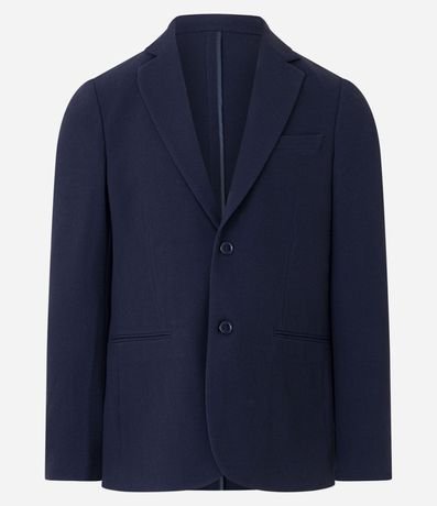 Blazer en Tejido Texturizado con Abotonado Delantero 5