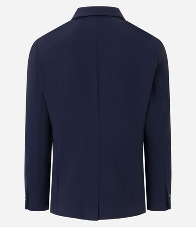 Blazer en Tejido Texturizado con Abotonado Delantero 7