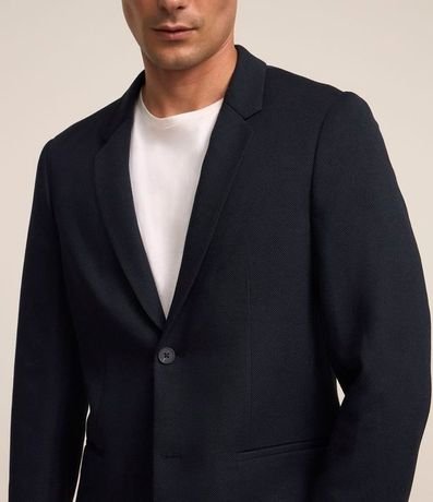 Blazer en Tejido Texturizado con Abotonado Delantero 4