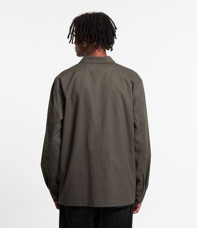 Campera Parka en Sarga con Bolsos Táticos 4