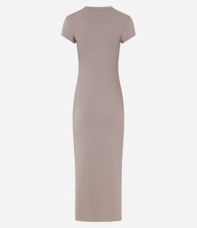 Vestido Largo en Algodón con Manga Corta 7