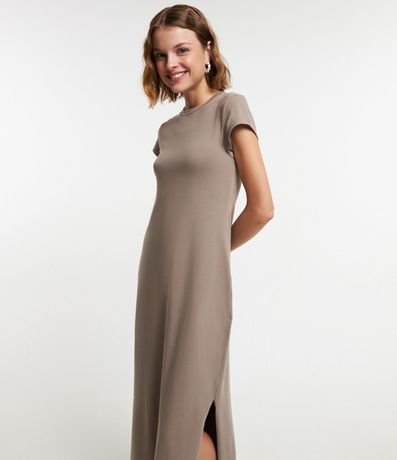 Vestido Largo en Algodón con Manga Corta 2