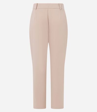 Pantalón Slim en Crepé con Detalles de Ojales en los Bolsillos 7