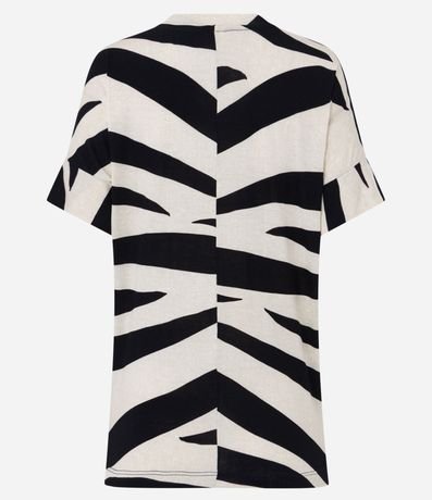 Blusa en Viscosa con Estampa Abstracta 7