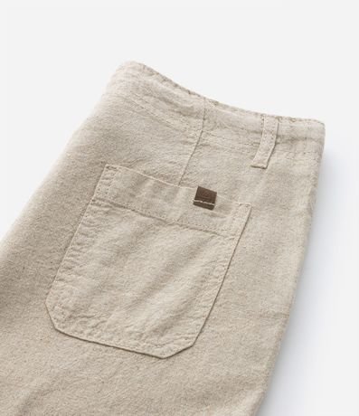 Bermuda Infantil en Lino con Cordón en la Cintura - Talle 5 a 14 años 5