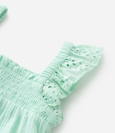 Conjunto Infantil en Laise con Volados de Broderie - Talle 1 a 5 años 5