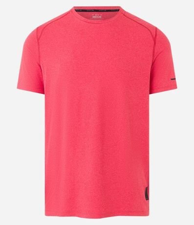 Remera Deportiva con Etiqueta en la Barra y Manga Corta 6