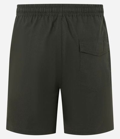 Bermuda Texturizada con Cintura Elástica y Cordón para Ajuste 5