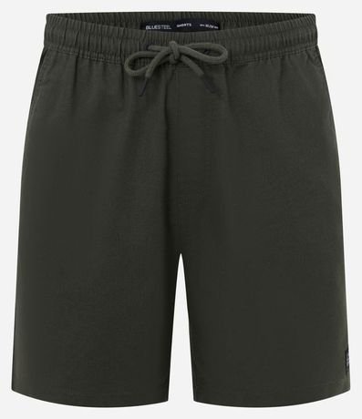 Bermuda Texturizada con Cintura Elástica y Cordón para Ajuste 6