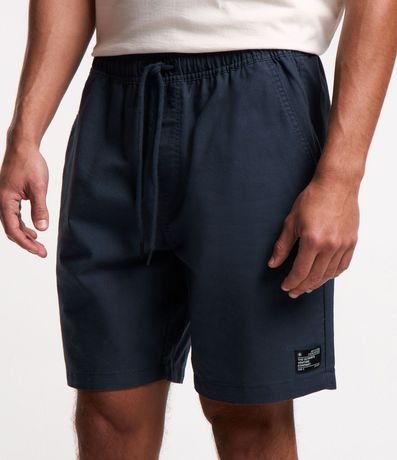 Bermuda Texturizada con Cintura Elástica y Cordón para Ajuste 2