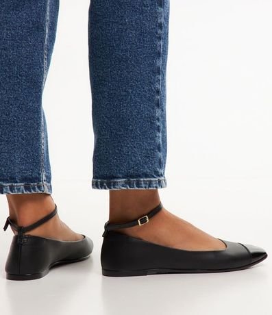 Zapatilla Comfort con Puntera Cuadrada y Tobillera Moleca 5