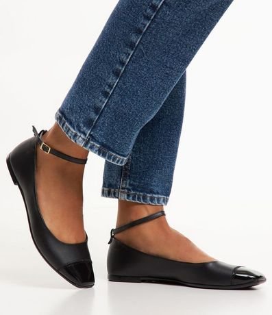 Zapatilla Comfort con Puntera Cuadrada y Tobillera Moleca 2