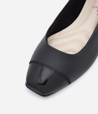 Zapatilla Comfort con Puntera Cuadrada y Tobillera Moleca 4